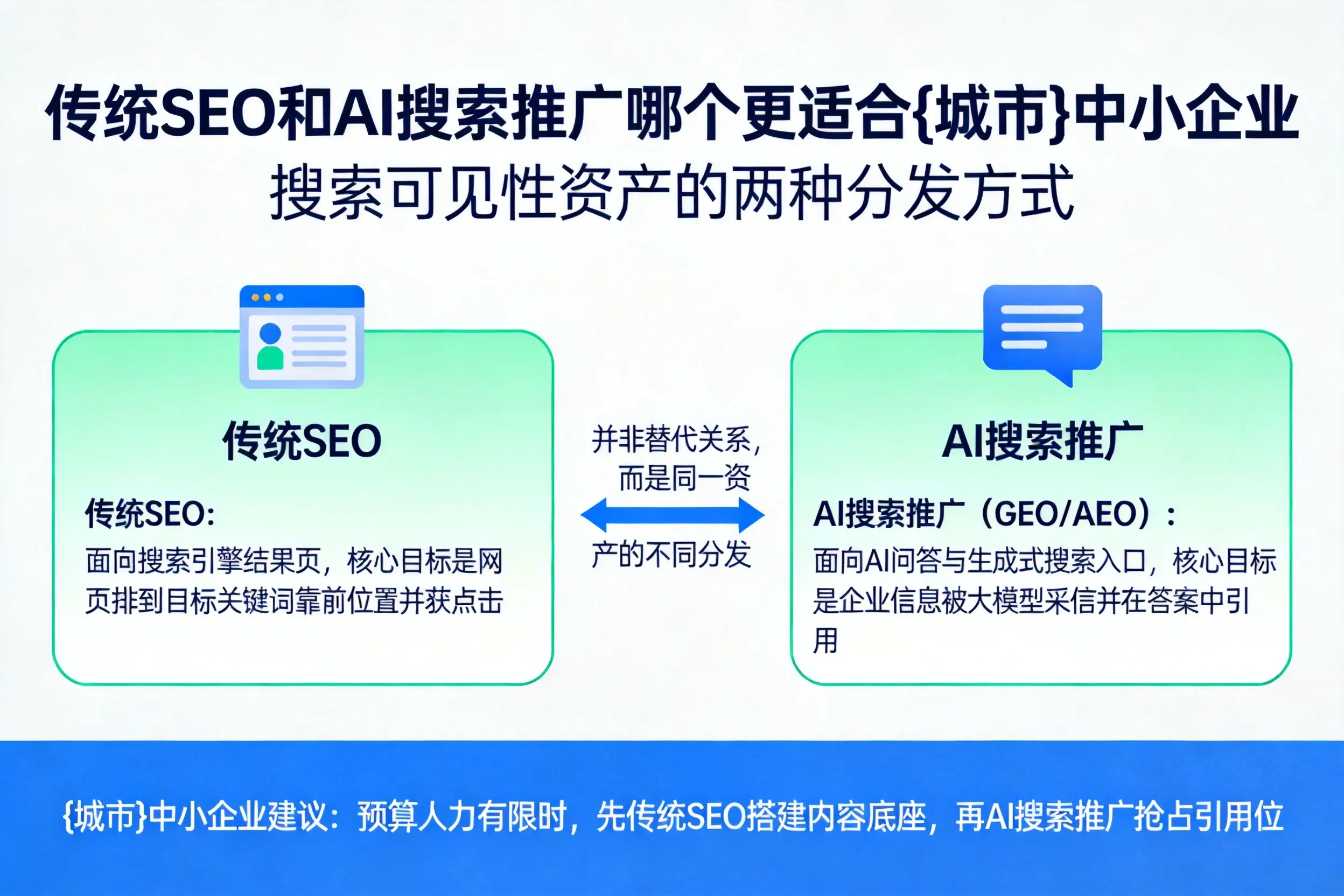 传统SEO和AI搜索推广哪个更适合甘孜中小企业