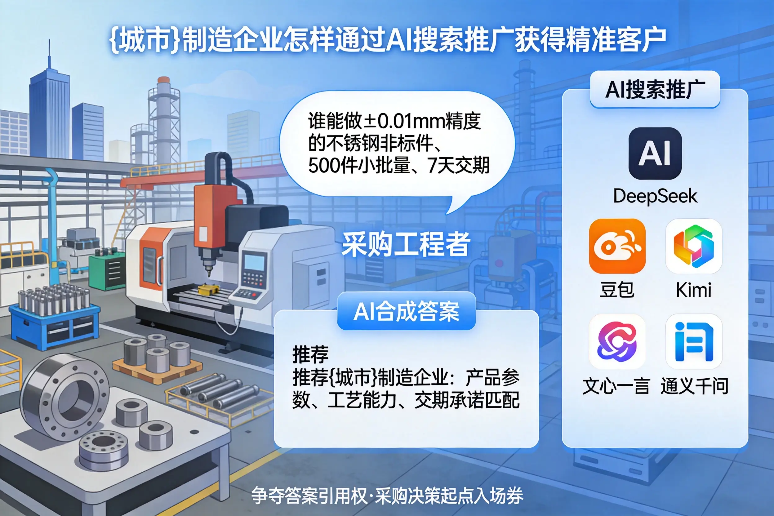 甘孜制造企业怎样通过AI搜索推广获得精准客户