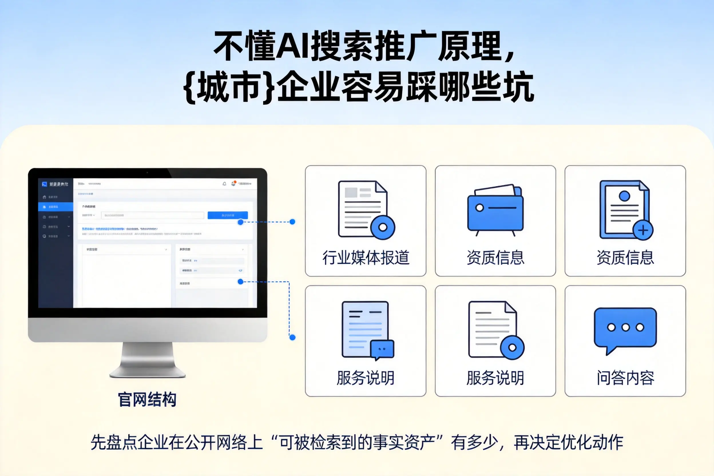 不懂AI搜索推广原理，甘孜企业容易踩哪些坑