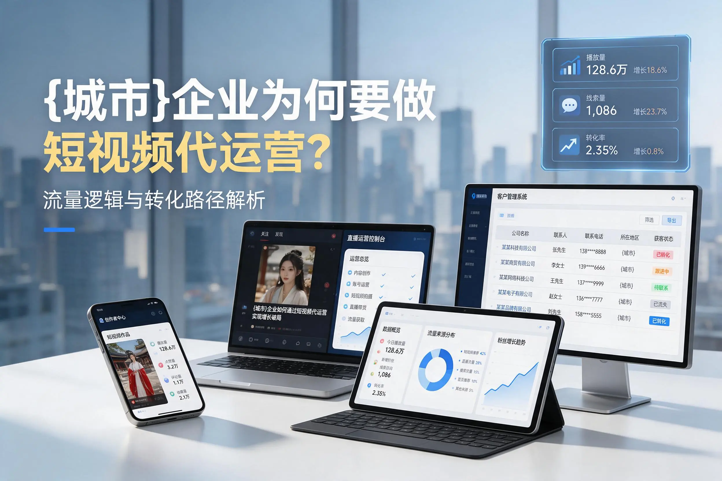甘孜企业为何要做短视频代运营？流量逻辑与转化路径解析