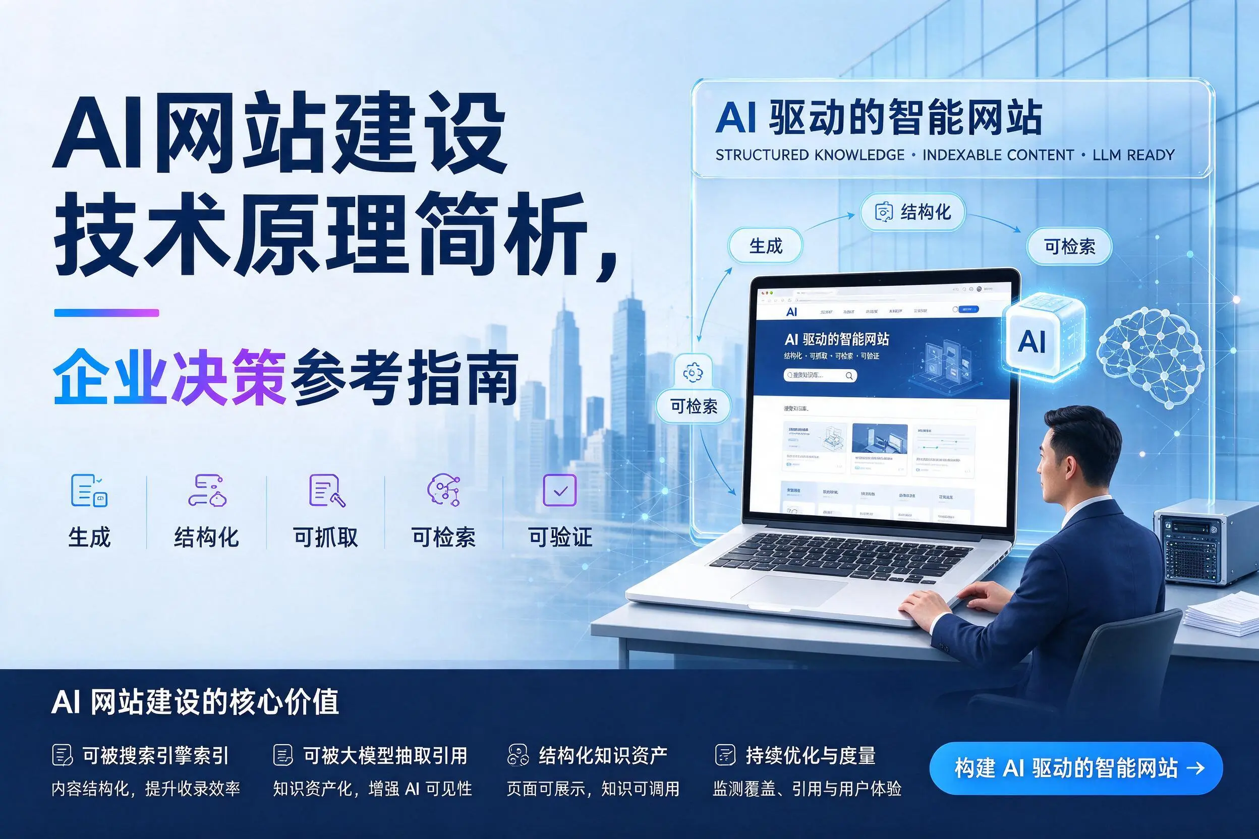 AI网站建设技术原理简析，甘孜企业决策参考指南