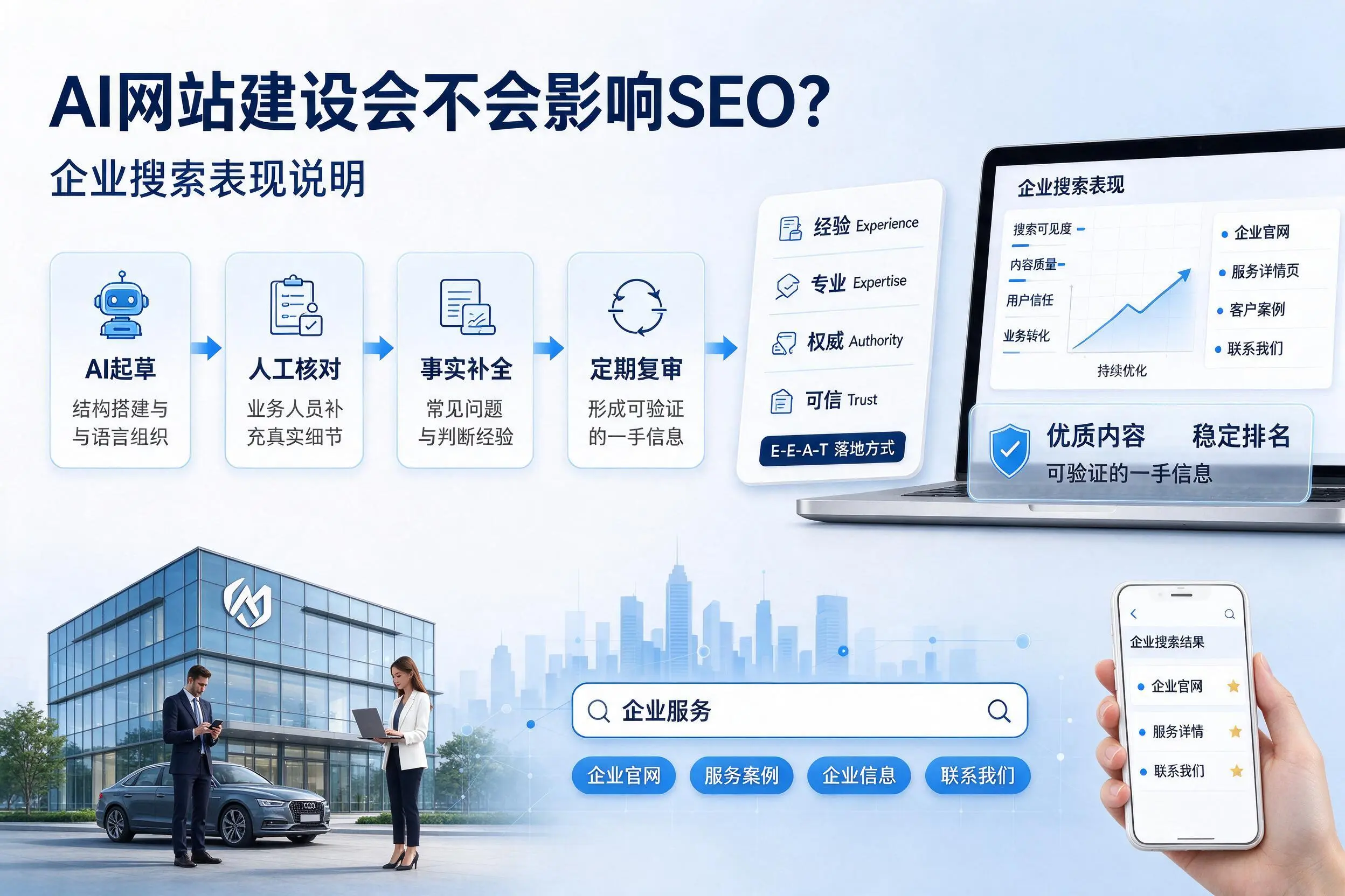 AI网站建设会不会影响SEO?甘孜企业搜索表现说明