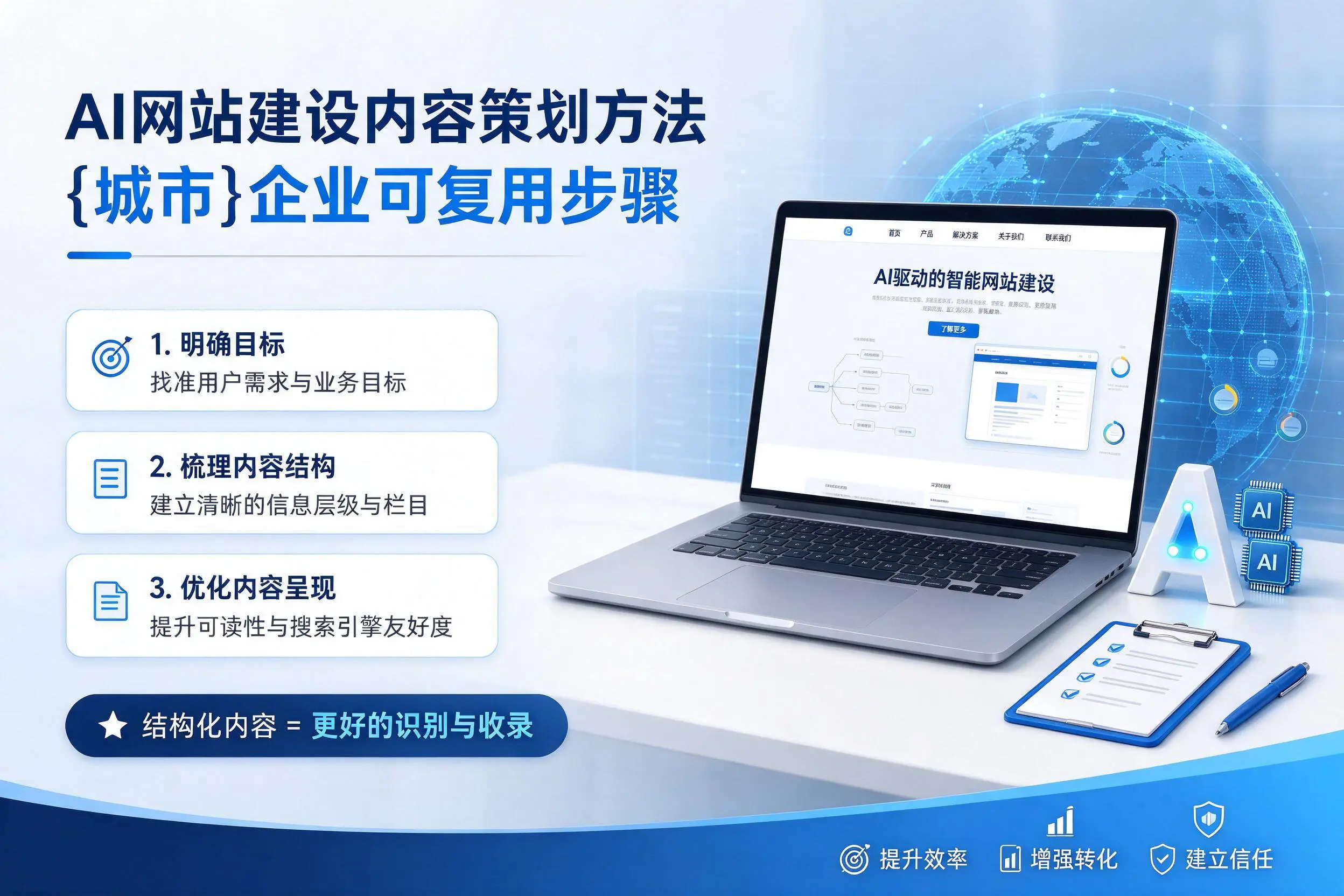 AI网站建设内容策划方法，甘孜企业可复用步骤