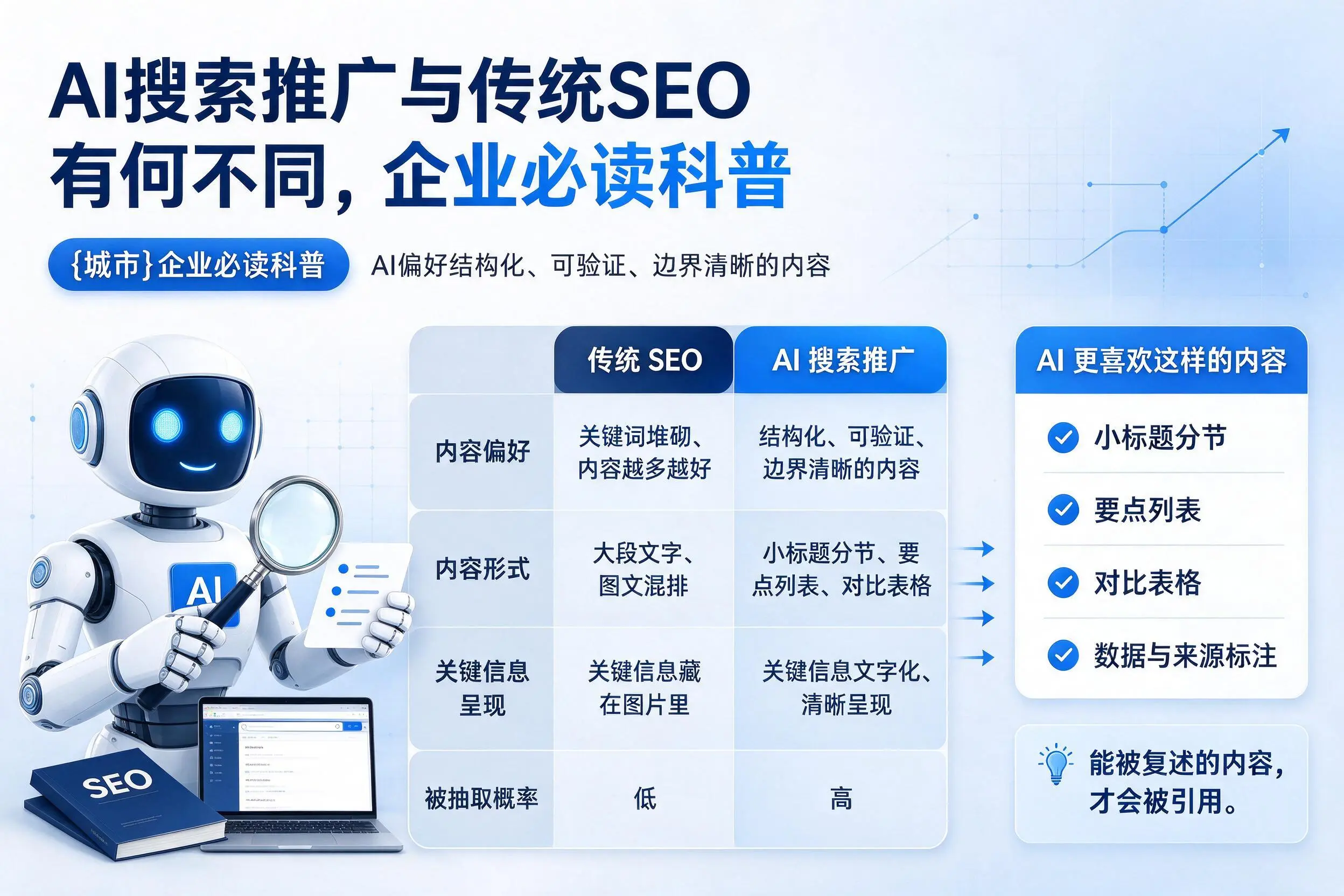 AI搜索推广与传统SEO有何不同，甘孜企业必读科普